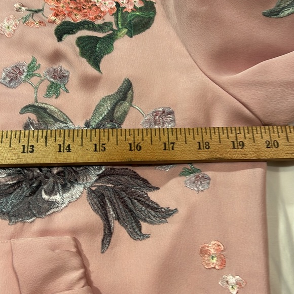 Ted Baker Women embroidered light weight jacket size 2 (US 4-6) pink - Picture 9 of 13